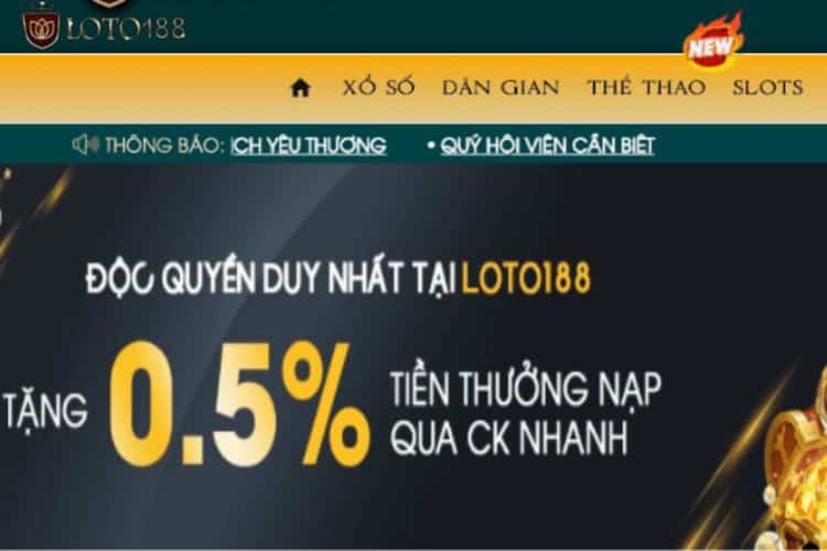 Loto188's top promotion program